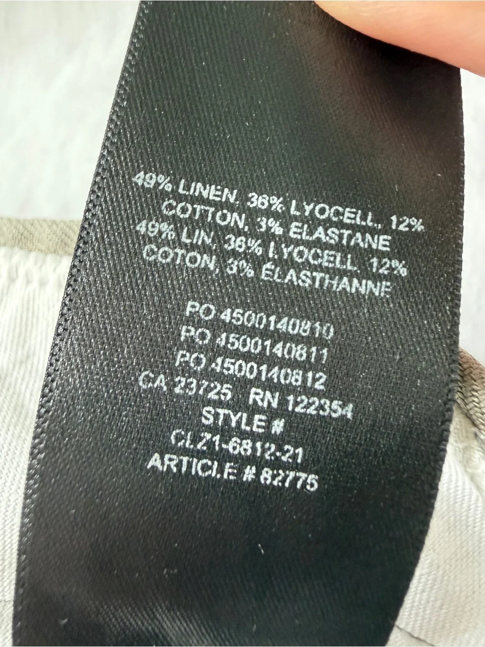 Babaton aritzia Olive-Green Pleated Wide Leg linen blend trousers 6 Read